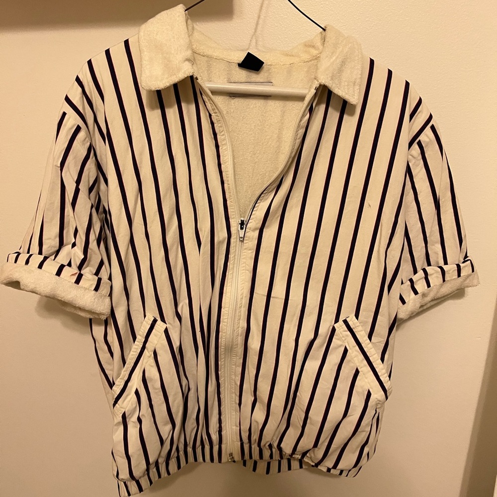 Vintage Terry Cloth Zip Up